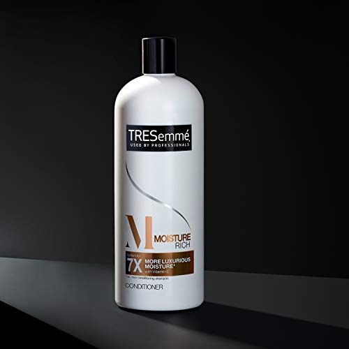 TRESemmé Moisture Rich Hydrating Conditioner 3 Count for Dry Hair Formulated With Pro Style Technology 28 Fl Oz