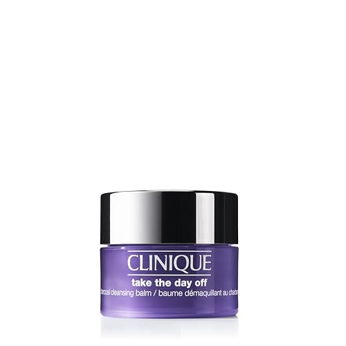 Clinique Take The Day Off Charcoal Cleansing Balm Makeup Remover | Dissolves Makeup and Sunscreen | For Dry Combination to Oily Skin Types, 1 Ounce