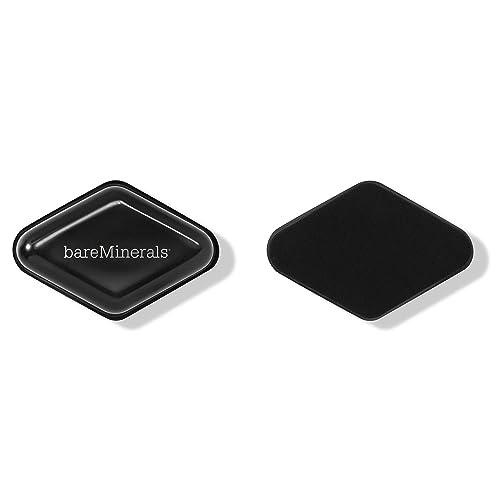 bareMinerals Dual-Sided Sponge-and-Silicone Makeup Blender for Flawless Application, use with Foundation, Concealer, Applicator for Liquid, Powder or Cream, Vegan, 1 Pc