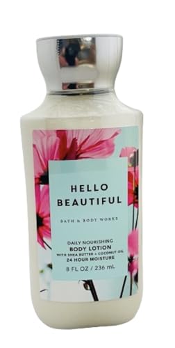 Bath and Body Works Hello Beautiful Lotion 8 Ounce Shea and Vitamin E