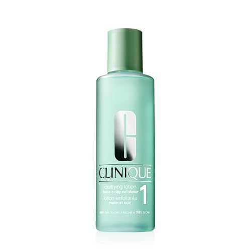 Clinique 3-Step Clarifying Lotion Face Exfoliator 1 | Toner With Witch Hazel + Salicylic Acid | For Very Dry Skin Types, 13.5 Fl Oz