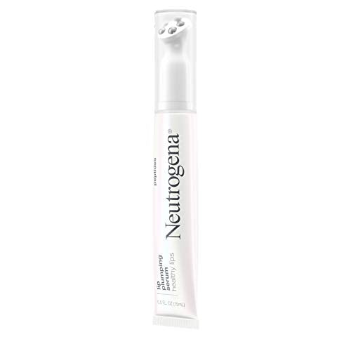 Neutrogena Healthy Lips Plumping Serum, Lip Enhancer with Peptides Nourishes and Promotes the Appearance of Naturally Fuller and Plumper-Looking Lips, 0.5 fl. oz