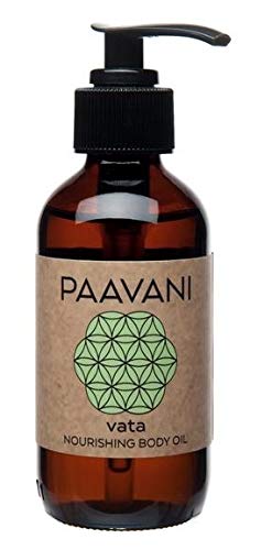 PAAVANI Ayurveda - Vata Body Oil - For Dry Skin - Nourishing Oil - Abhyanga Body Oil - 8 oz