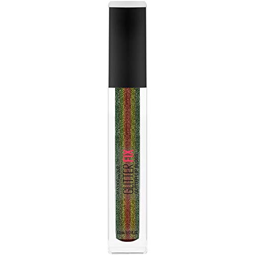 Maybelline New York Lip Studio Glitter Fix Glitter Lip Gloss Makeup, Shadow Hunter, 0.17 fl. oz.