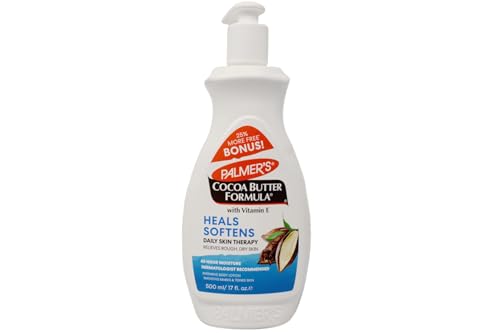 Palmers Cocoa Butter Lotion With Vitamin-E 17 Ounce Bonus (500ml) (Pack of 2)