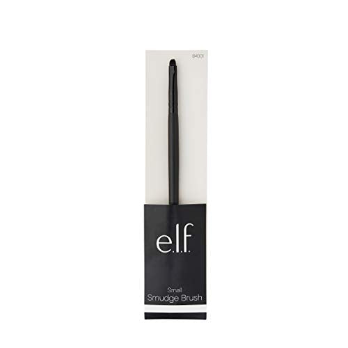 e.l.f. Small Smudge Brush for Precision Eyeshadow and Eyeliner, Synthetic