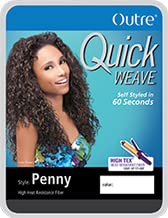 Sun Taiyang DR425: Outre Quick Weave Synthetic Half Wig - Penny-DR425