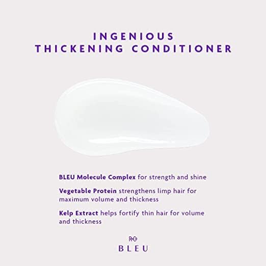 R+Co BLEU Ingenious Thickening Shampoo + Conditioner | Boosts Body, Volume, and Shine | 8.5 oz + 6.8 oz (Pack of 2)