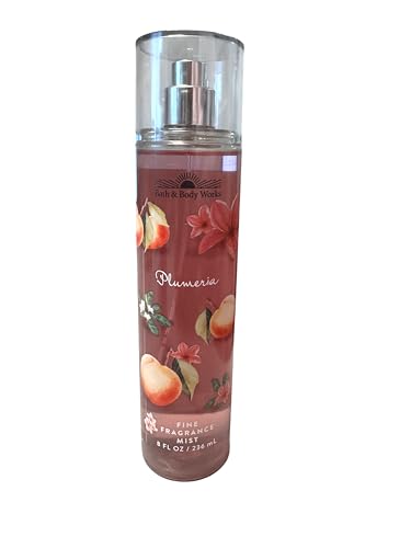 Bath & Body Works Signature Collection Plumeria Fine Fragrance Mist, 8 Fluid Ounce