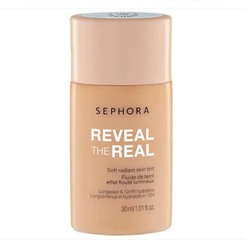 Sephora Reveal The Real Soft Radiant Skin Tint - 140P Fair (Fair Skin with Pink Undertones) - 1.01 fl oz / 30 mL