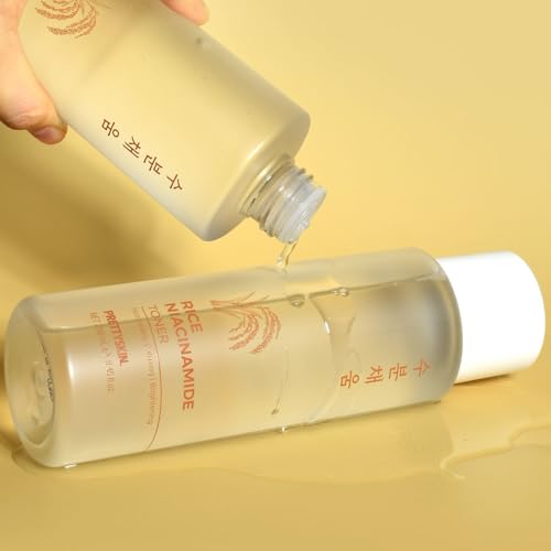 PRETTYSKIN Moisturizing Toner for Face-Non-Sticky, Calming- 8.45fl.oz (250ml) (Rice Niacinamide)