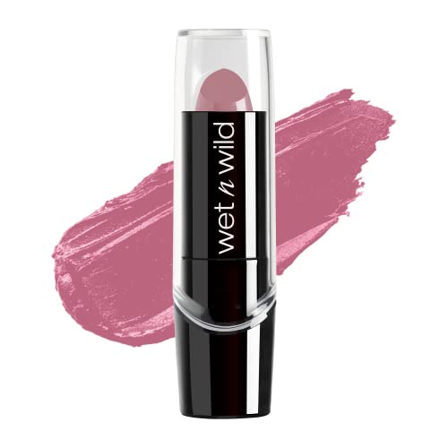 wet n wild Silk Finish Lipstick| Hydrating Lip Color| Rich Buildable Color| Will You Be With Me Pink, 0.13 Ounce (Pack of 1)