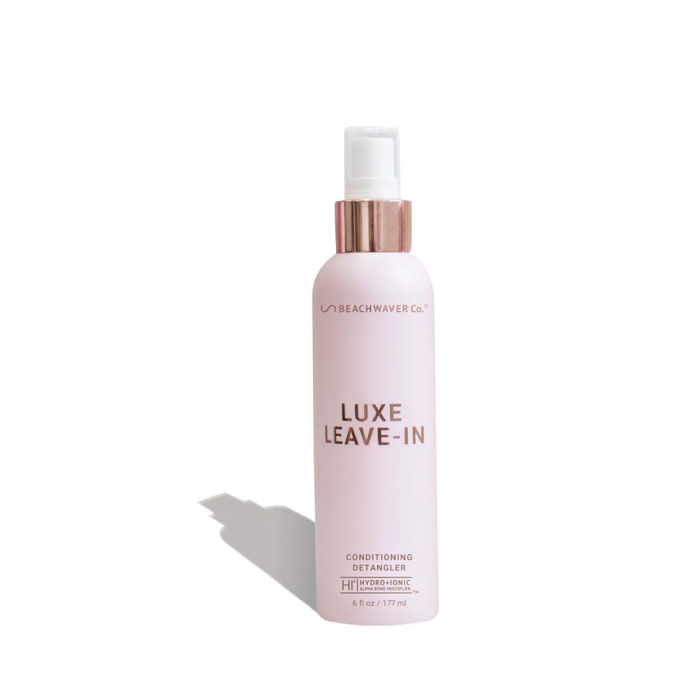 The Beachwaver Co. Haircare Luxe Leave-In Conditioning Detangler - Full Size (6 Oz) | Vegan Leave-In Treatment to Hydrate, Smooth, & Strengthen w/HiX Vegan Bond Multipliers | Sulfate & Paraben Free