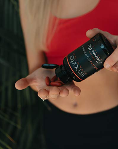 Smarter Brain Support Nootropic Supplement, Made with Alpha-GPC, L-Tyrosine & Acetyl L-Carnitine ALCAR, Flaxseed Oil, ALA DHA, 60 Softgel Energy Pills