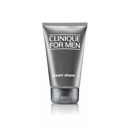 Clinique For Men Cream Shave Shaving Cream | Rich Dry Skin Formula | Hydrating | Softens Beard + Soothes, 4.2 Fl Oz