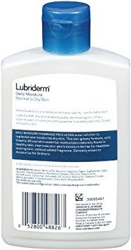 Lubriderm Daily Moisture Lotion Fragrance Free 6 oz (Pack of 3)