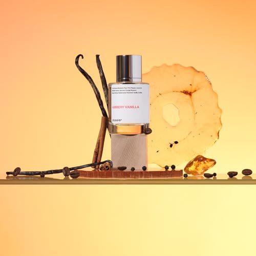 Dossier - Ambery Vanilla 1.7Oz (50ml) - Eau de Parfum - Inspired by Y S.L's B.lack O.pium - Long-lasting Fragrance - Feminine