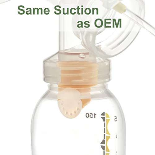 Maymom Brand 15 mm 2xOne-Piece Extra Small Breastshield w/Valve and Membrane Compatible with Medela Breast Pumps;