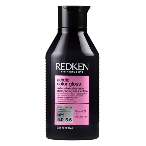 Redken Acidic Color Gloss Sulfate-Free Shampoo | For Color-Treated Hair | Helps Prolong Hair Color and Add Shine | Smooth, Glossy Finish