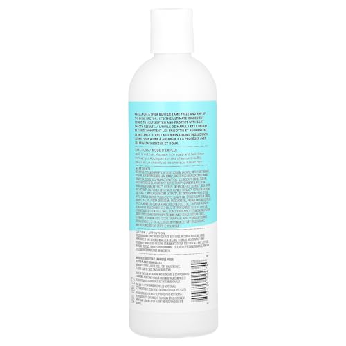 Acure Smooth + Glow Shampoo | Featuring Marula Oil & Shea Butter to Tame Frizz & Amp Up The Shine Factor, 12 Fl Oz