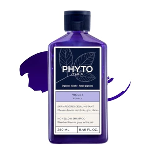 Phyto Purple No Yellow Shampoo - Colour Depositing Purple Shampoo, Anti Brass Toning Shampoo Neutralizes Yellow Tones and Enhances Shine|250 ml