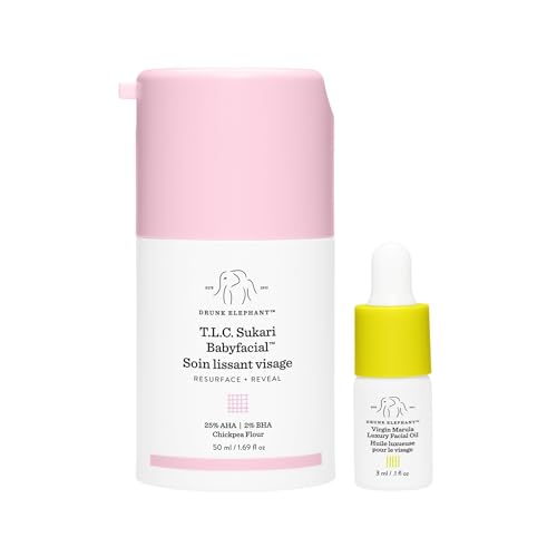 Drunk Elephant T.L.C. Sukari Babyfacial - 50 ml/1.69 fl oz - Exfoliating Face Mask - Clean Clinical Skincare - Cruelty-Free - Dermatologist-Tested - Free of Essential Oils, Silicones, and Fragrance