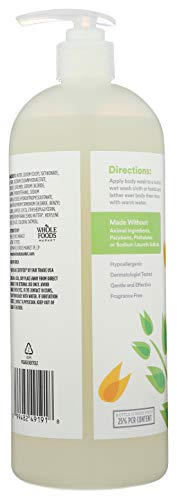 365 by Whole Foods Market, Body Wash Colloidal Oatmeal Fragrance Free, 32 Fl Oz