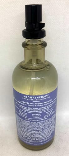 Bath and Body Works Aromatherapy Pillow Mist with Natural Essential Oils (Sleep, Lavender + Vanilla)