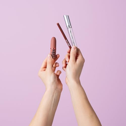 W7 Lippy Essentials - 3 Piece Set - Lipstick, Lip Liner & Gloss - Nude