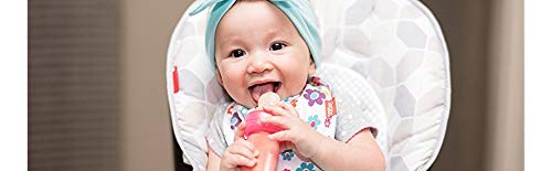Nuby EZ Squee-Z Silicone Self Feeding Baby Food Dispenser (Pink, 1 Count (Pack of 1))