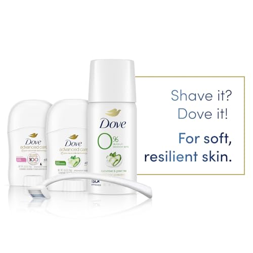 Dove Travel Deodorant for Women Variety 3-Pack – Advanced Care Invisible, Cool Essentials Mini, Cucumber & Green Tea Spray