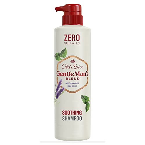 Old Spice Caseeto Gentlemanâ€™s Blend Soothing Men's Shampoo with Lavender & Mint Scent, 14.8oz 440mL Red,White,Green 1
