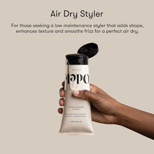 Odele Air Dry Styler, No-Heat Styling Gel to Smooth Frizz, Define and Condition Strands, for Straight, Wavy, and Curly Hair Types, 6 oz
