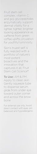 Andalou Naturals Luminous Eye Serum, Illuminating Eye Cream for Dark Circles and Puffiness, Vitamin C, Caffeine & Goji Glycopeptides for a Rejuvenated, Refreshed, Tighter Appearance, 0.6 Ounce