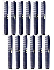 7 inch All Purpose Hair Comb. Hair Cutting Combs. Barberââ‚¬â„¢s & Hairstylist Combs. Dark Blue. 12 Units.