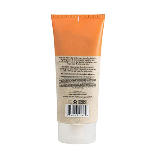 Seed+Clay Facial Scrub Exfoliating Treatment with Turmeric and Coconut - 5.92 fl oz