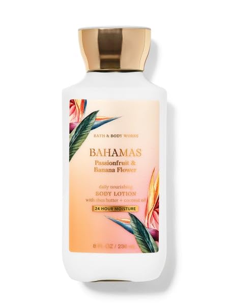 Bath and Body Works Bahamas Passionfruit and Banana Flower (8fl oz./ 236 ml) Super Smooth Body Lotion