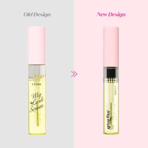 ETUDE My Lash Serum 0.3fl.oz (9g) 23AD | Easy And Comfortable Daily Eyelashes Serum With Biotin | Appearance Of Longer, Thicker Looking Lashes, Lash Care | K-beauty, Korean Makeup