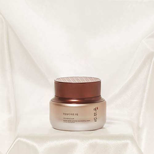 The Face Shop Yehwadam Heaven Grade Ginseng Rejuvenating Cream | Gentle & Low-Irritant Formula for Instant Face Anti-Aging Effects | Naturally Derived for Eye Skin Brightness, 1.69 Fl Oz