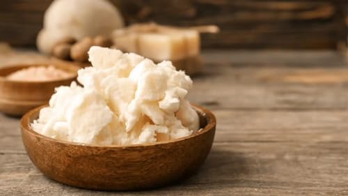 Organic Raw Aloe Vera Butter 100% Pure,Natural & Unrefined| Skin Moisturizer For Face, Body & Hair| 4 OZ/115 GM Ivory/White Grade A | DIY Creams, Balms, Lotions, Soaps| Softens Dry & Tough Skin