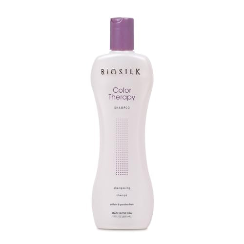 BioSilk Color Therapy Shampoo, Gently Cleanses Without Stripping Hair Color, Color Protection While Cleansing, Sulfate, Paraben & Cruelty-Free, 12 Oz