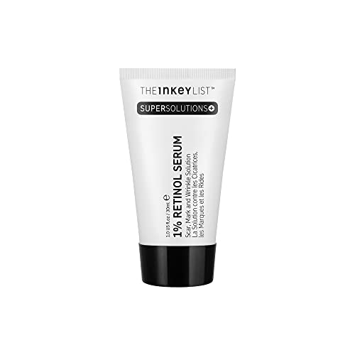 The INKEY List SuperSolutions 1% Retinol Serum for Face and Neck, Helps with Scar, Wrinkle and Skin Tone Appearance for Healthy-Looking Skin, 1.01 fl oz