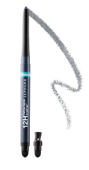 SEPHORA COLLECTION Waterproof 12HR Retractable Eyeliner Pencil 15- Shimmer Slate Gray