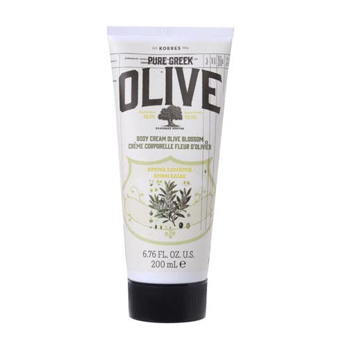 KORRES Olive Blossom Body Care Collection | Pure Greek Olive Shower Gel, Body Cream & Hand Cream, 3 Piece Set