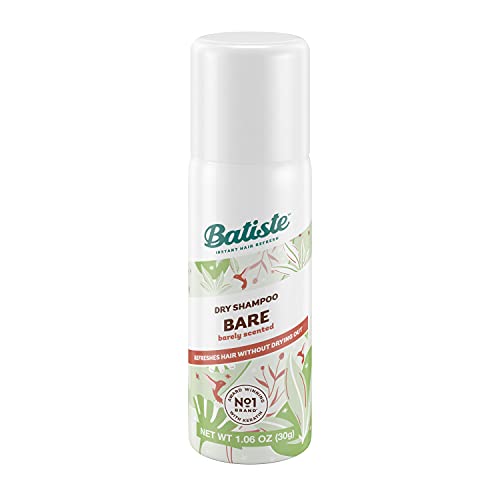 Batiste Dry Shampoo Bare Mini Travel Size 1.6 oz (Pack of 3)