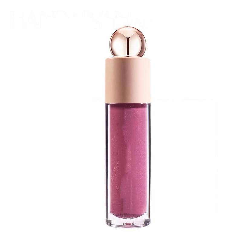 Easilydays Glitter Liquid Lip Gloss, Shimmer Matte Lip Gloss, Diamond Shiny Waterproof Lipstick, Sparkly Glossy Glitter for Lips, Eyes, Cheeks, Lip Tint Glitter Glaze Lip Gloss for Girls (#01)