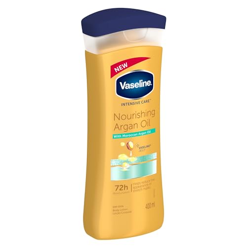 Vaseline Intensive Care Nourishing Argan Oil Lotion, 72h Protection, 400ml