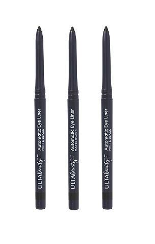 Ulta Beauty 3 Pack Automatic Eyeliner. Matte Black . Size 0.01 oz.