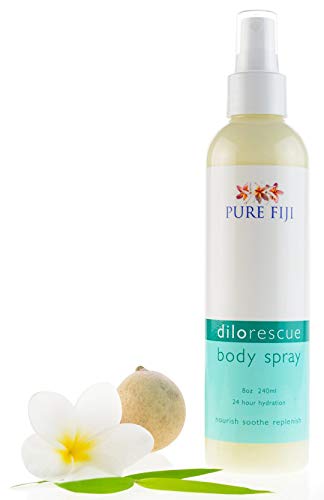 PURE FIJI Dilo and Aloe Vera After Sun Spray Lotion - Spray Moisturizer for Body Helps After Sunburn- After Sun Moisturizing Spray for All Type Skin, 8 oz