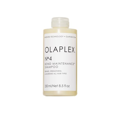 Olaplex No. 4 Bond Maintenance Shampoo, Repairs, Strengthens, & Nourishes All Hair Types, Adds Shine & Leaves Hair Feeling Soft, 8.5 fl oz